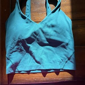 Teal/green  Women's Lululemon Align Top  size 2 cup size A/B